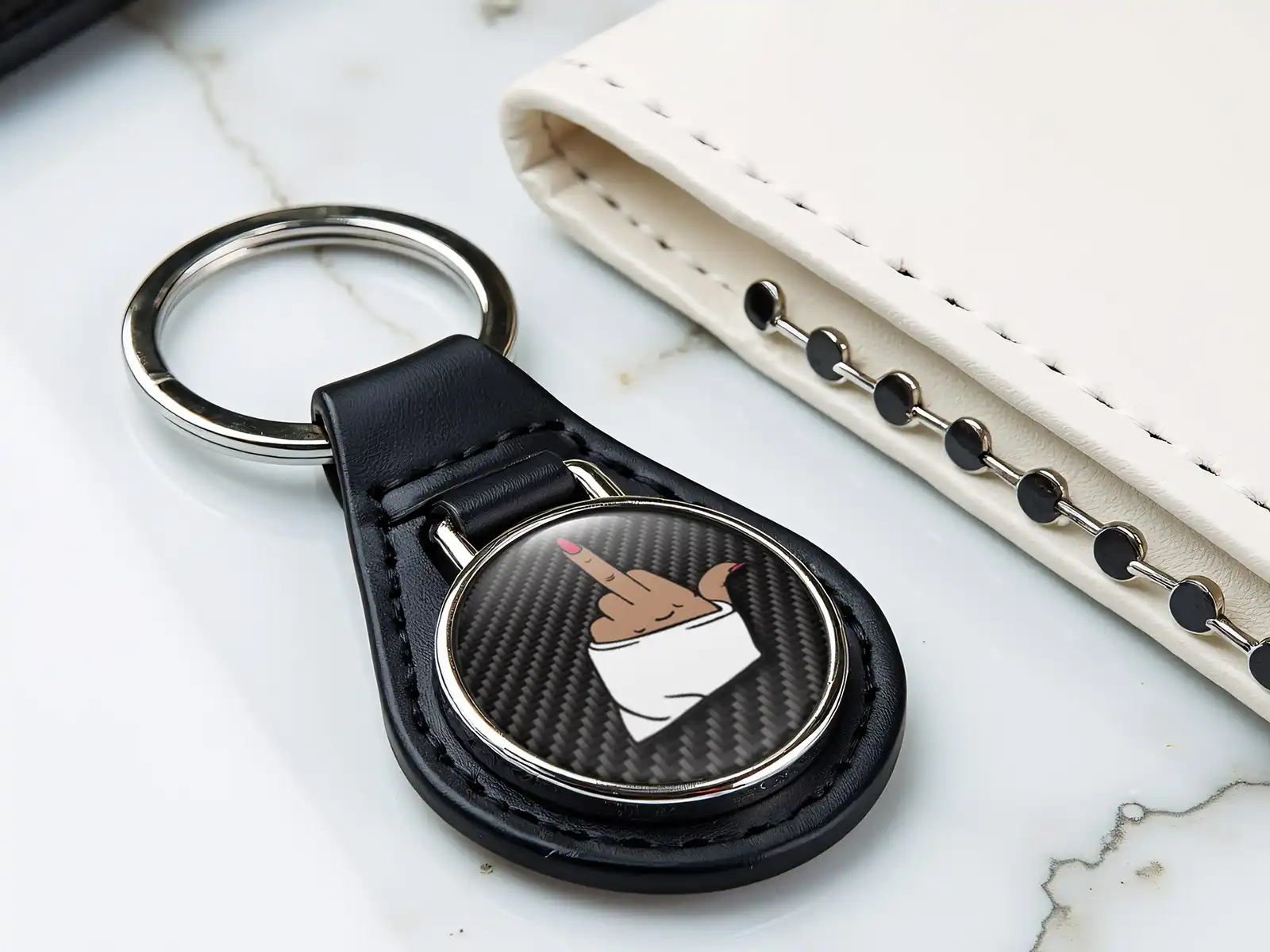 Leather Key Wallet Durable Form Sports Design